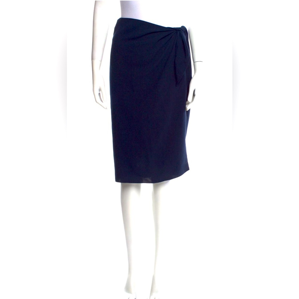 Jenni Kayne twist tie skirt, navy, size XL